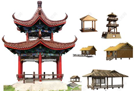 亭子建筑,亭子建筑平面圖縮略圖