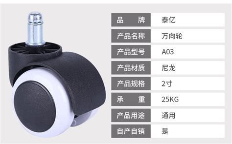 萬向輪規格及價格(萬向輪規格及價格品牌)縮略圖