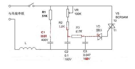 電扇開關調速器怎么接圖解,吊扇調速開關怎么接線縮略圖