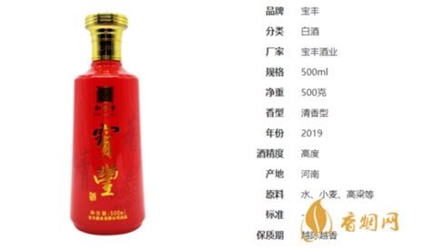 寶豐酒52度價格,寶豐酒52度價格表縮略圖