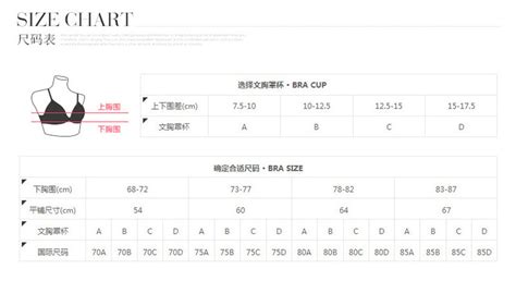 文胸的尺碼75A75B75C是什么意思(文胸75a75b75c是什么意思呢)縮略圖