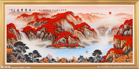 鴻運當頭風景畫,鴻運當頭風景畫掛哪好縮略圖