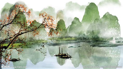 水墨畫圖片大全唯美簡約,水墨畫文案短句干凈縮略圖
