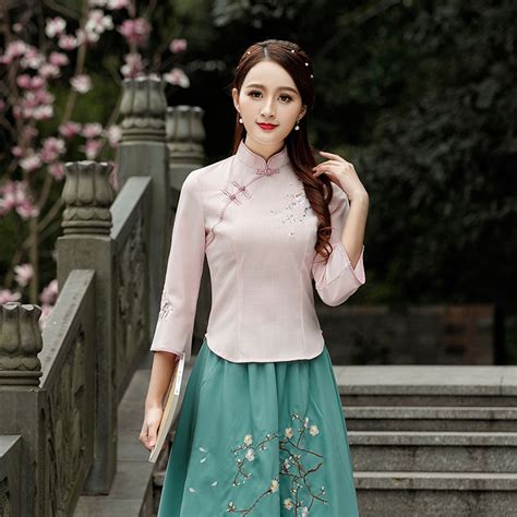 唐裝女裝,唐裝女裝圖片縮略圖