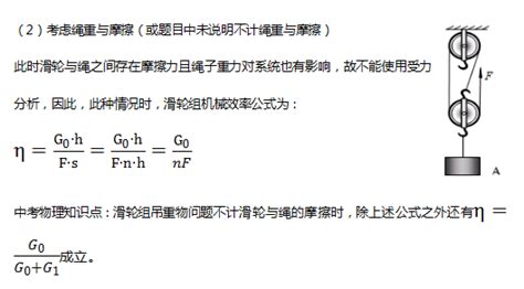 滑輪組物理知識點(滑輪組物理知識點公式)縮略圖