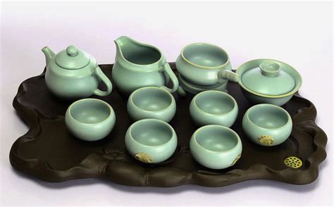 汝窯茶具套裝圖片大全(汝窯茶具適合泡什么茶)縮略圖