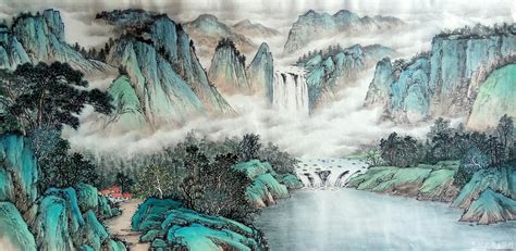 水墨畫作品欣賞,吳冠中水墨畫作品欣賞縮略圖