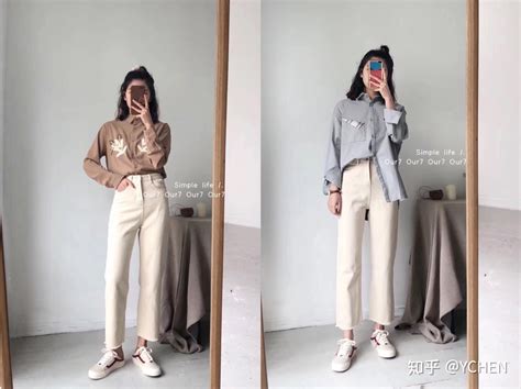 米黃色褲子怎么搭配衣服和鞋子,米黃色褲子怎么搭配衣服和鞋子圖片縮略圖