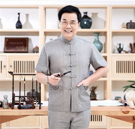 唐裝男款中國風,唐裝男款中國風青年縮略圖