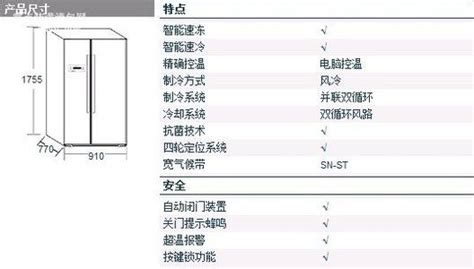 雙門冰箱尺寸規(guī)格,雙門冰箱尺寸規(guī)格表縮略圖