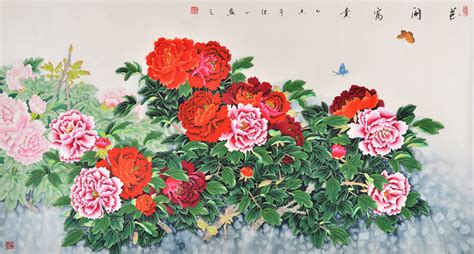 國畫牡丹畫作品欣賞,國畫牡丹畫作品欣賞圖片縮略圖