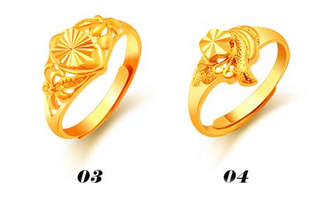 金戒指女,金戒指女款式縮略圖