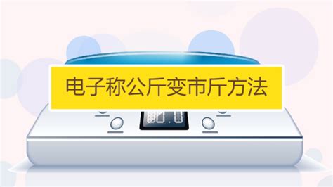 電子稱公斤變市斤方法(電子秤公斤變市斤視頻教程)縮略圖