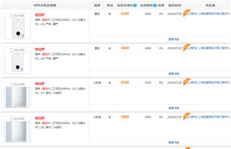 壁掛爐價(jià)格表,壁掛爐價(jià)格表大全縮略圖