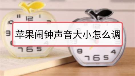 鬧鐘聲音大小在哪里設置蘋果(鬧鐘聲音大小在哪里設置蘋果12)縮略圖