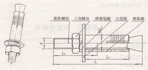 膨脹螺栓規格型號怎么看,膨脹螺栓規格型號怎么看圖解縮略圖
