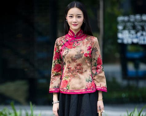 唐裝女裝復古上衣(唐裝女裝復古上衣搭配圖片)縮略圖