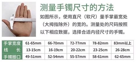 手鐲圈口怎么量尺寸(手鐲圈口怎么量尺寸視頻)縮略圖