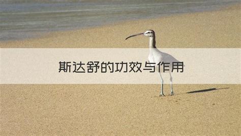 斯達舒的功效與作用說明書,斯達舒正確服用方法縮略圖