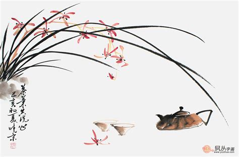 水墨畫蘭花(水墨畫蘭花圖片)縮略圖