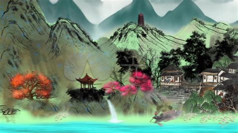 山水畫壁紙手機壁紙高清(山水畫壁紙手機壁紙高清豎屏)縮略圖