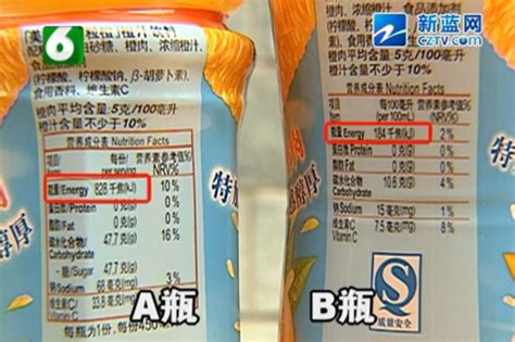 美汁源果粒橙配料表,美汁源果粒橙配料表含量縮略圖