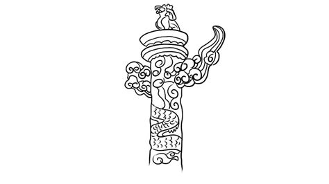 龍柱怎么畫(天安門的龍柱怎么畫)縮略圖