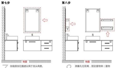 浴室柜安裝高度標準尺寸,浴室柜安裝高度標準尺寸多少縮略圖