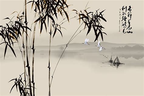 水墨畫竹子,水墨畫竹子的基本畫法縮略圖