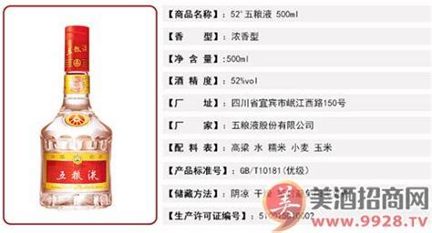 五糧醇52度價格及圖片(五糧醇52度價格及圖片一覽)縮略圖