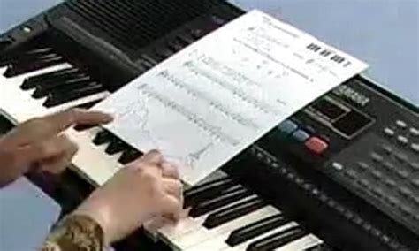 電子琴入門自學曲譜,電子琴入門自學曲譜簡單圖文縮略圖