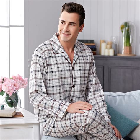 男士睡衣純棉(男士睡衣純棉套裝)縮略圖