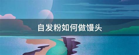自發粉能做什么(自發粉能做什么餅)縮略圖