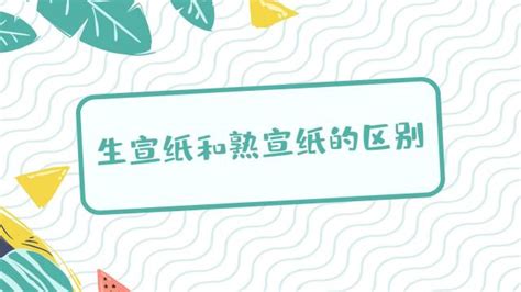 宣紙生宣和熟宣的區別(宣紙生宣和熟宣的區別初學書法)縮略圖