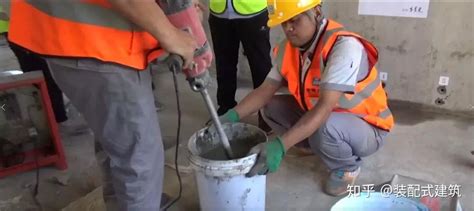 灌漿料使用的施工方法,海陽自流平灌漿料施工縮略圖